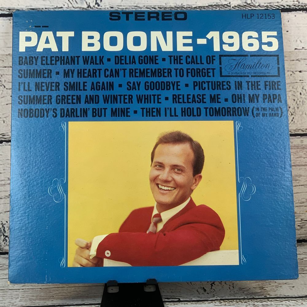 Pat Boone –‎ Pat Boone - 1965 [1965 Vinyl Record LP] Stereo Hamilton HLP 12153